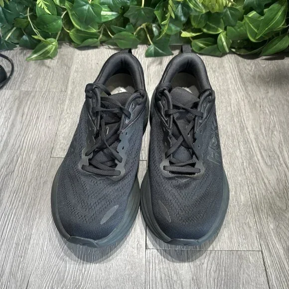 Hoka One One Bondi 8 2E Wide Triple Black - 1127953-BBLC Running Shoes